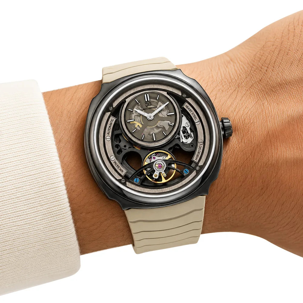 Daniel Gorman DG8127 Skeleton Automatic Mechanical Watch