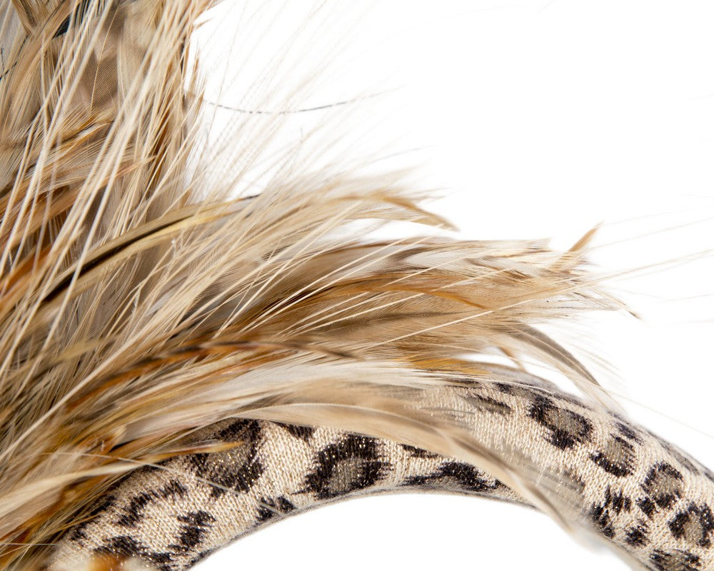Handcrafted Feather Headband by Cupids Millinery Melbourne