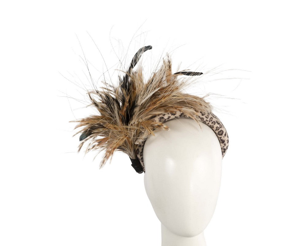 Handcrafted Feather Headband by Cupids Millinery Melbourne