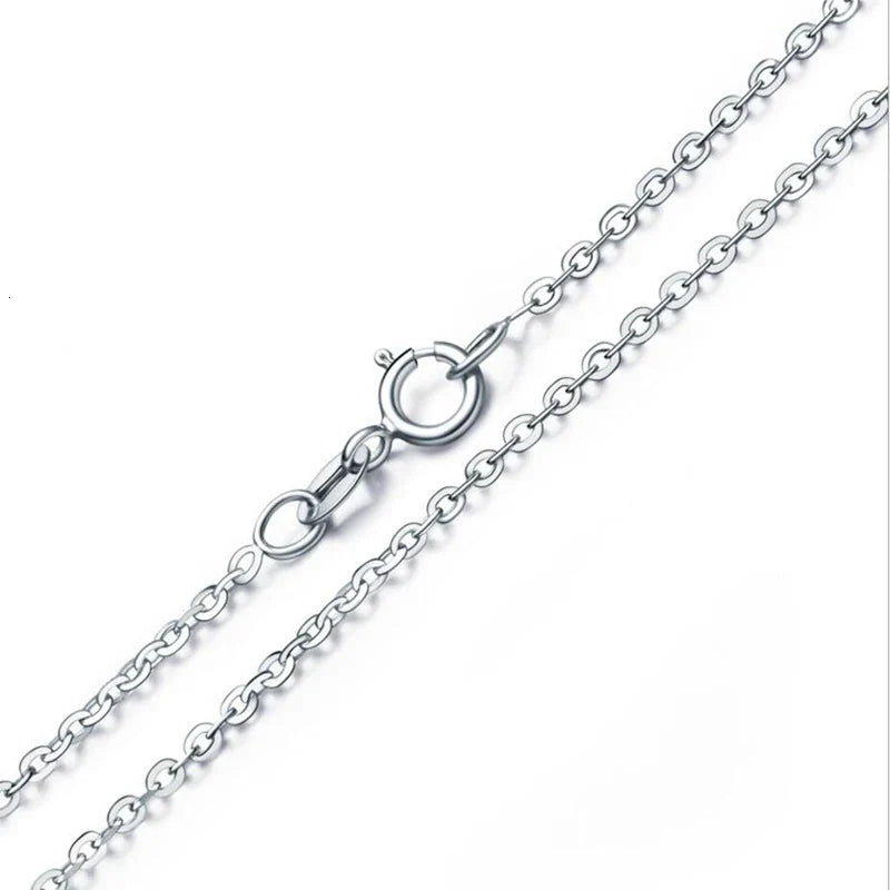 NNEOBA 925 Silver Four Leaf Clover Zircon Necklace