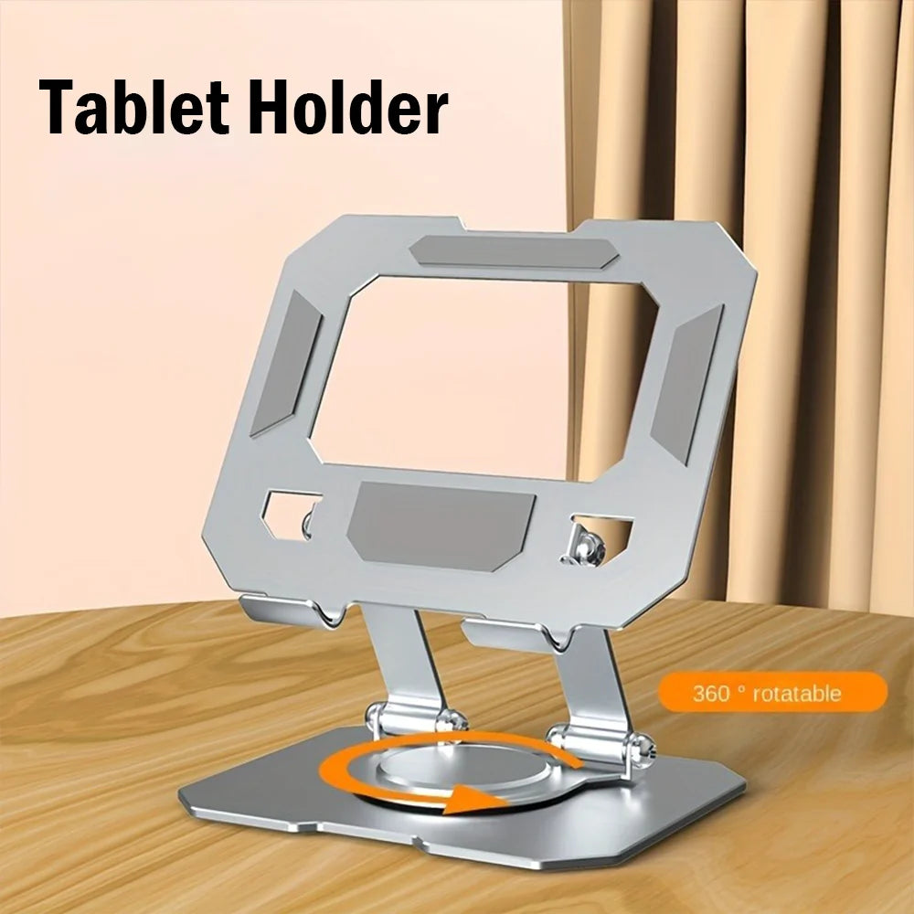 360° Rotatable Tablet Stand | Adjustable Foldable Desk Holder for iPad & Tablets 4.7"-12"