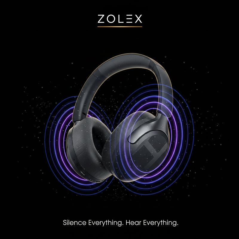 Wireless Noise Cancellation Headphone Black