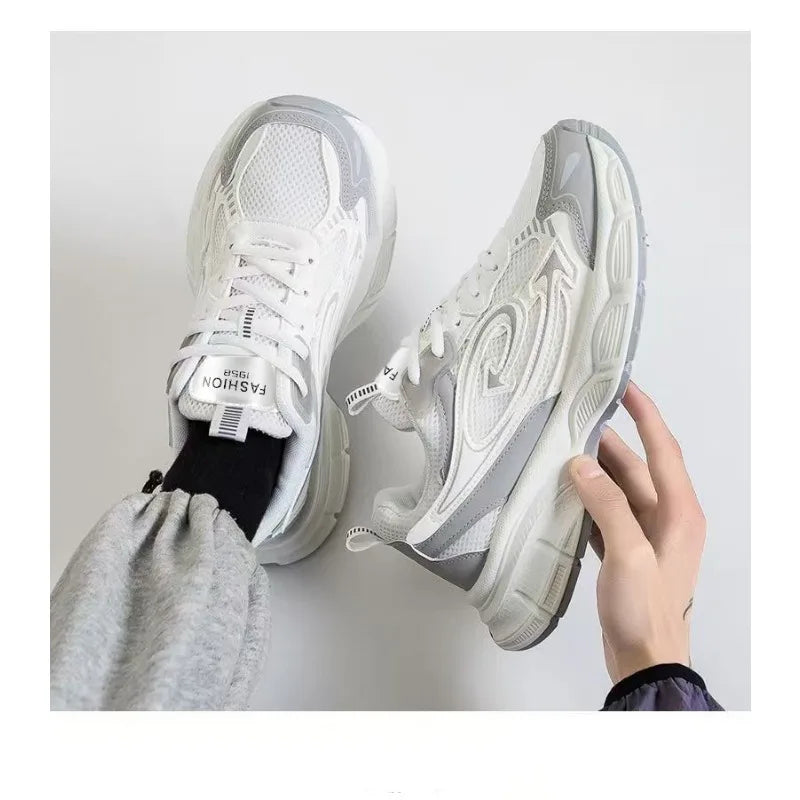 H1958 Retro Dad Sneakers | Thick Sole Breathable Mesh Streetwear Shoes
