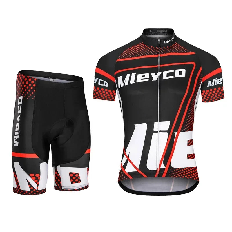 Men Quick Dry Breathable Cycling Jersey Short Sleeve Racing Bike Shirt