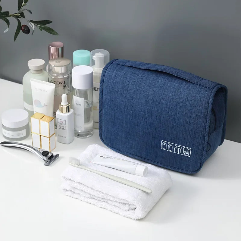 Oxford Travel Toiletry Bag | Waterproof Hanging Wash Pouch for Men & Women