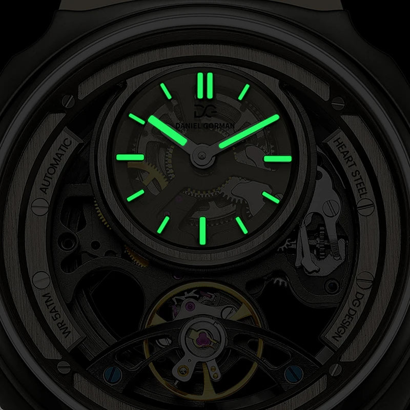 Daniel Gorman DG8127 Skeleton Automatic Mechanical Watch