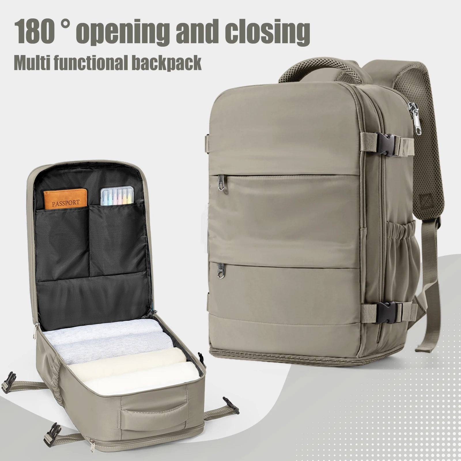 Zolex Executive Carry-On Backpack | 40×30×20cm Cabin-Ready Travel Bag