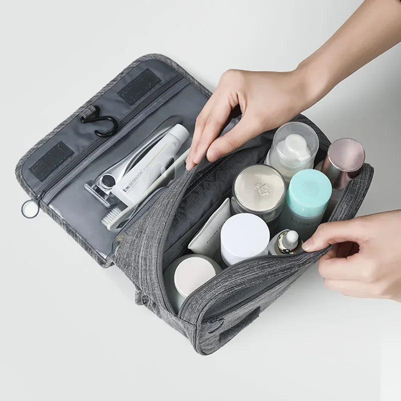 Oxford Travel Toiletry Bag | Waterproof Hanging Wash Pouch for Men & Women