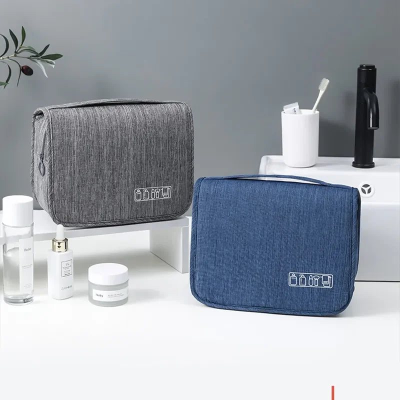 Oxford Travel Toiletry Bag | Waterproof Hanging Wash Pouch for Men & Women