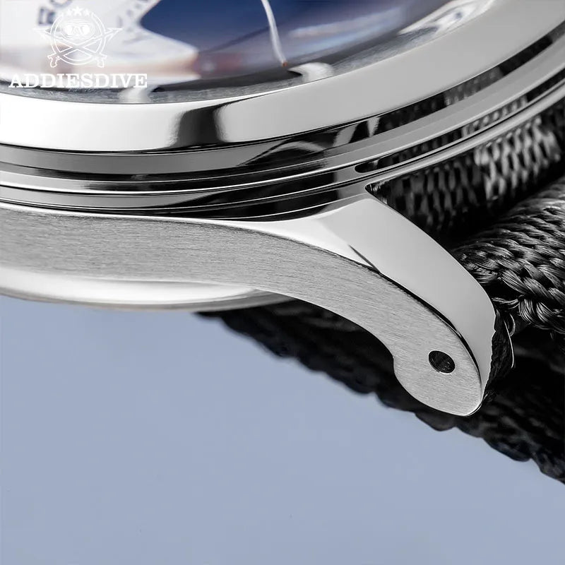 ADDIESDIVE AD2095 Luxury Men's Chronograph Watch — BGW9 Super Luminous Bubble Mirror VK64 Quartz Diver