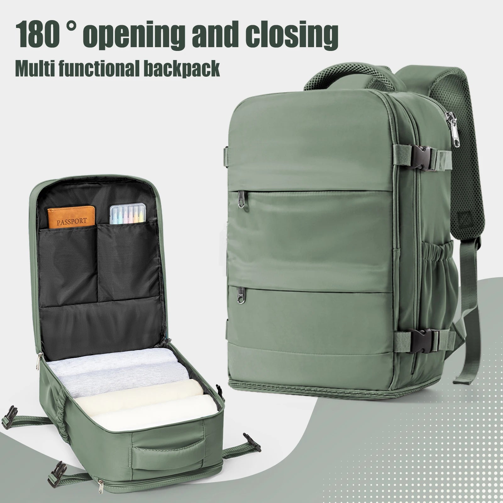 Zolex Executive Carry-On Backpack | 40×30×20cm Cabin-Ready Travel Bag