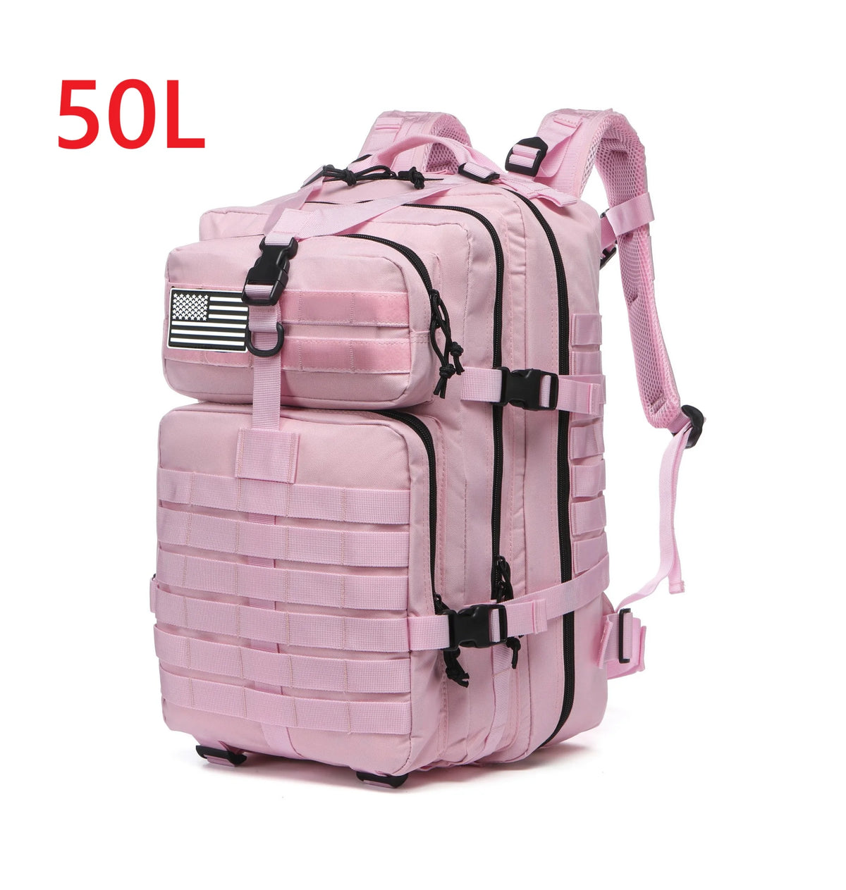 Taktischer Wanderrucksack 25L / 50L | Wasserdichter Nylon-Outdoor-Rucksack für Camping, Trekking & Jagd