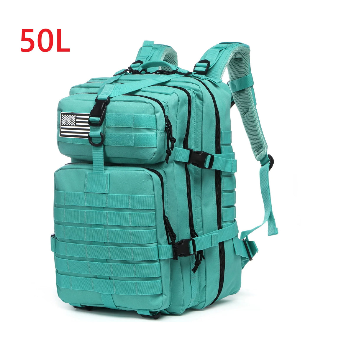 Taktischer Wanderrucksack 25L / 50L | Wasserdichter Nylon-Outdoor-Rucksack für Camping, Trekking & Jagd