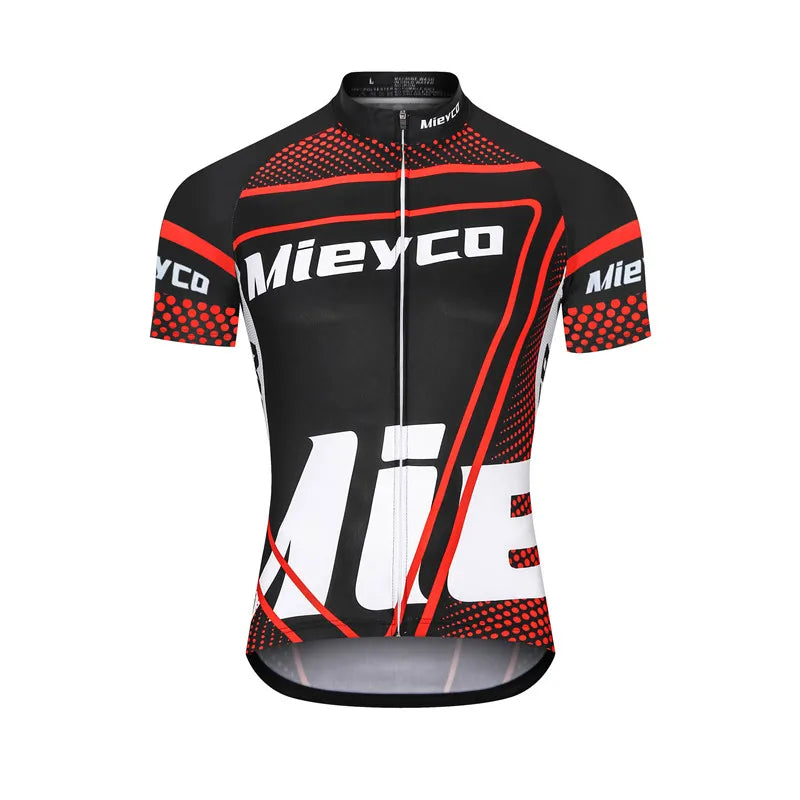 Men Quick Dry Breathable Cycling Jersey Short Sleeve Racing Bike Shirt