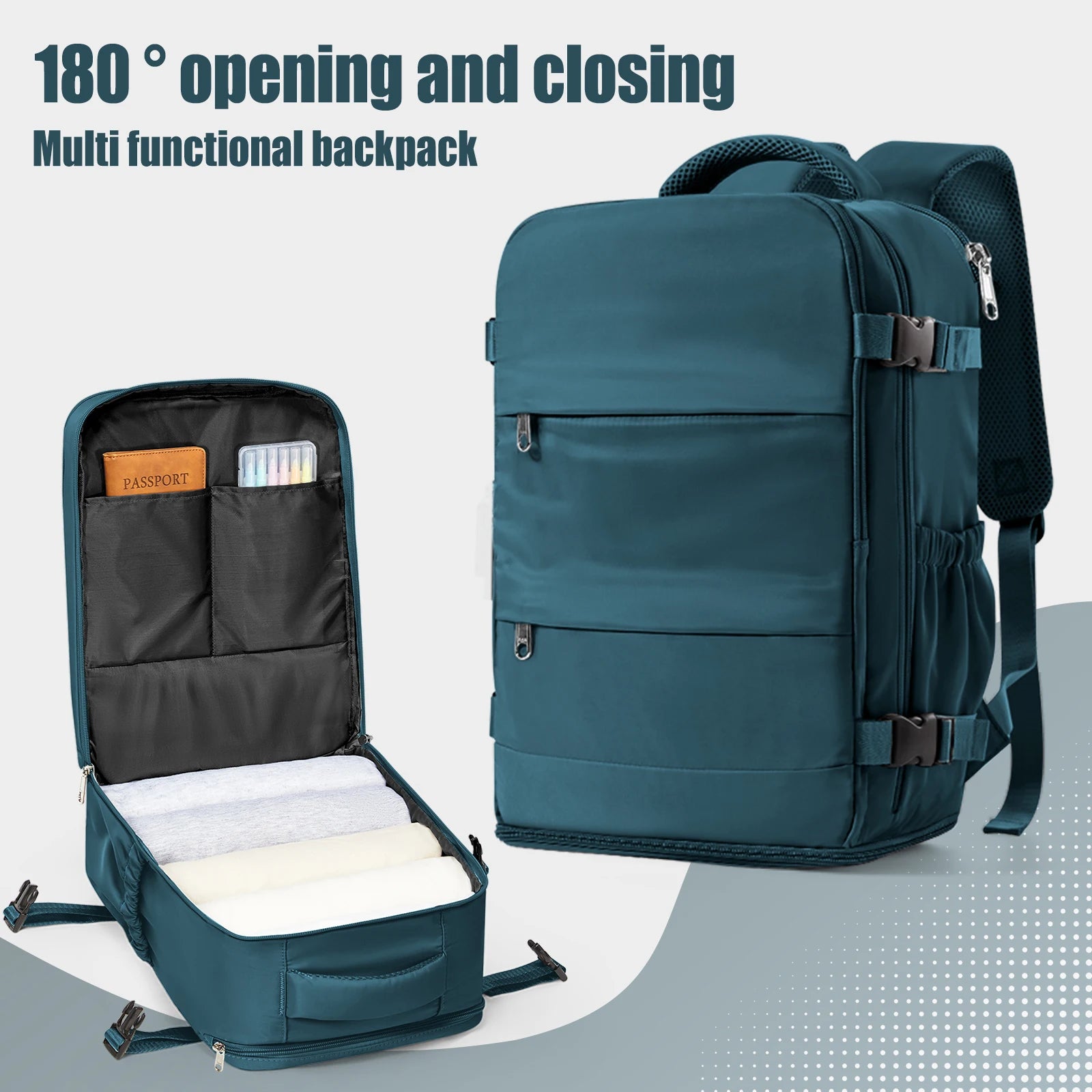 Zolex Executive Carry-On Backpack | 40×30×20cm Cabin-Ready Travel Bag