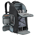 Camera Backpack with Tripod Strap Outdoor Black