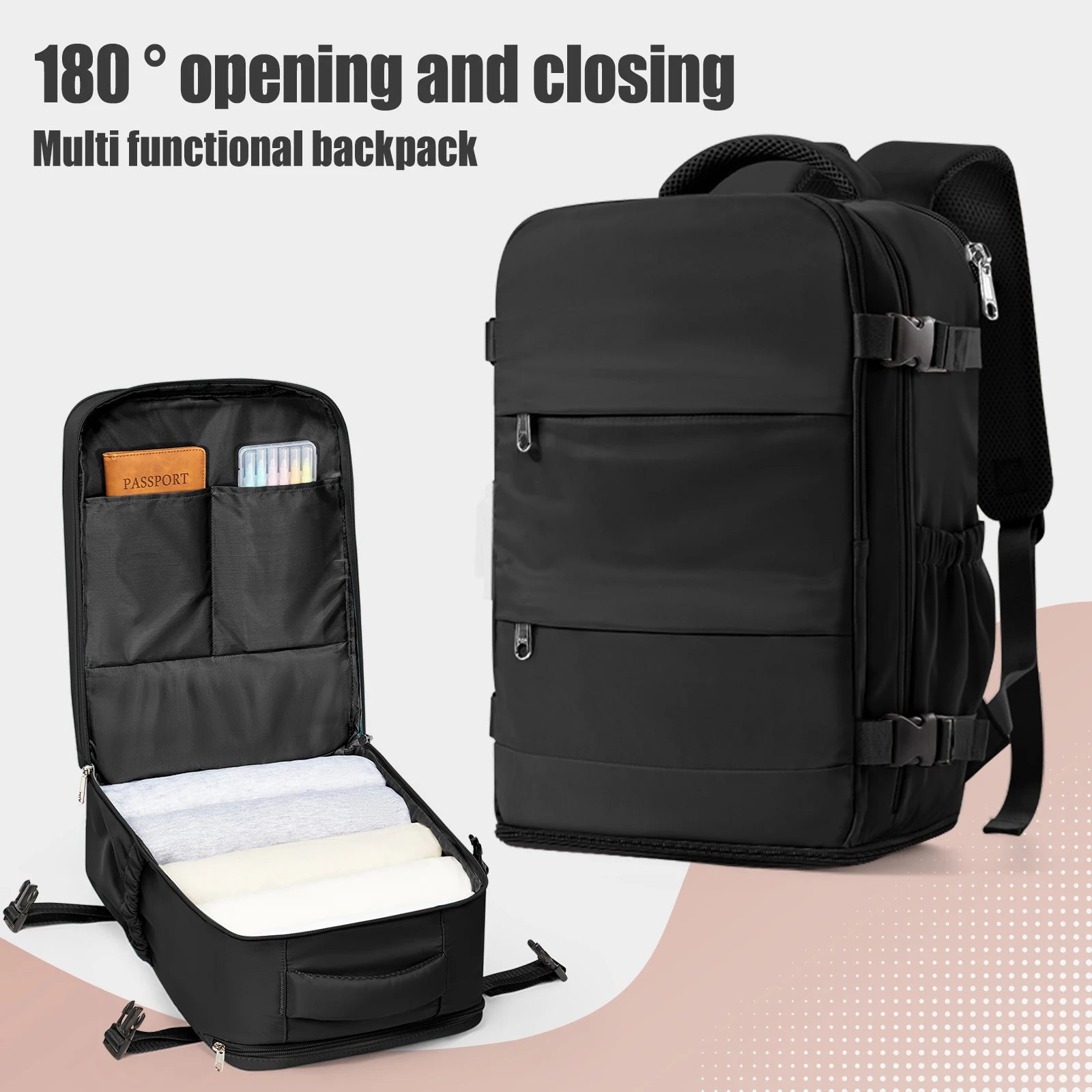 Zolex Executive Carry-On Backpack | 40×30×20cm Cabin-Ready Travel Bag