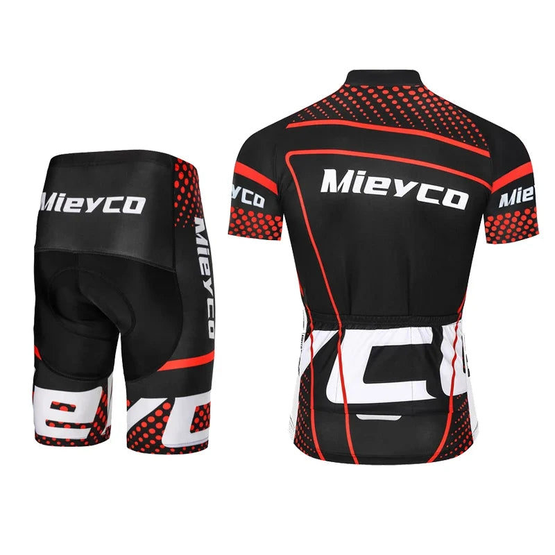 Men Quick Dry Breathable Cycling Jersey Short Sleeve Racing Bike Shirt
