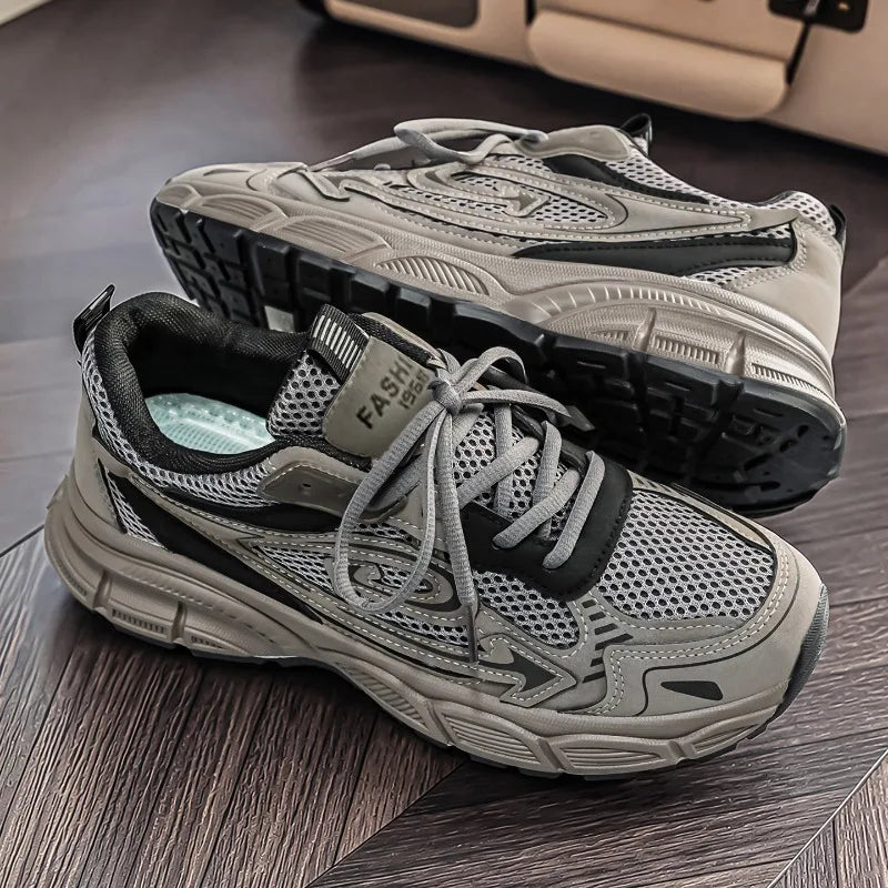 H1958 Retro Dad Sneakers | Thick Sole Breathable Mesh Streetwear Shoes