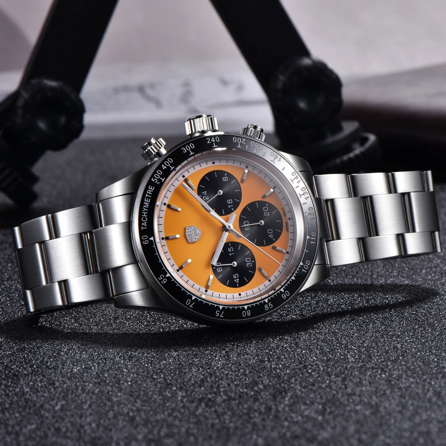 2025 New RollsTimi Men's Watches Luxury Quartz Chronograph Watch For Man AR Sapphire Mirror Waterproof Men Gift Clock Luminous