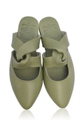 Taj Mahal Pointy Toe Leather Mules