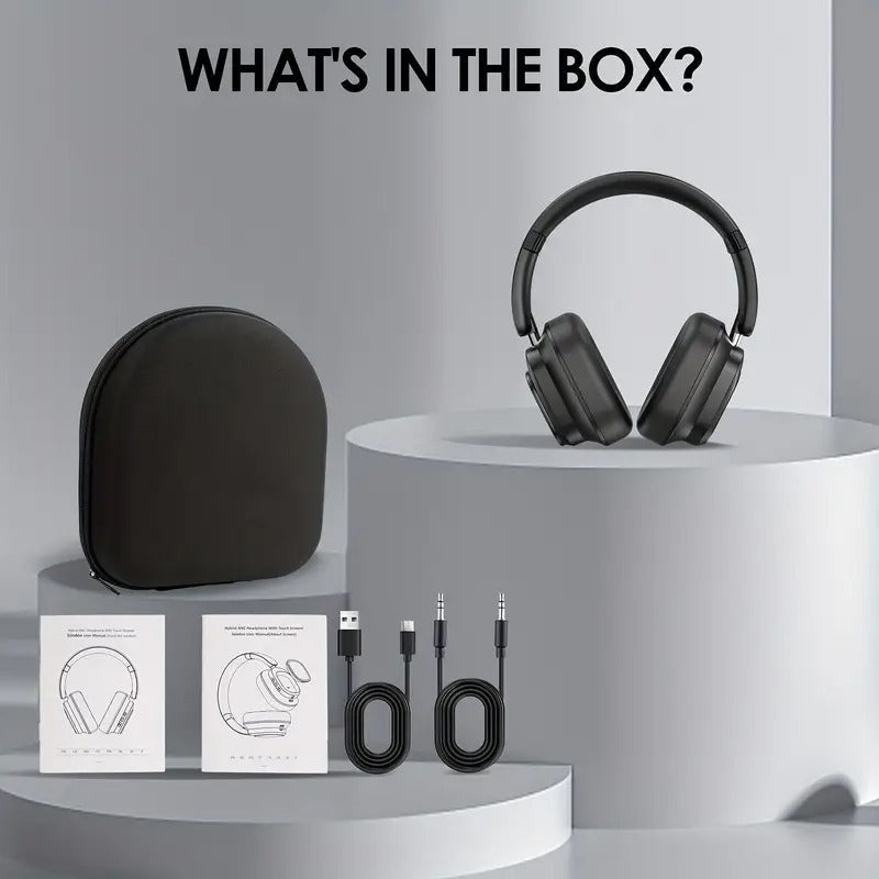 Hybrid Active Noise Cancelling Wireless Headphones